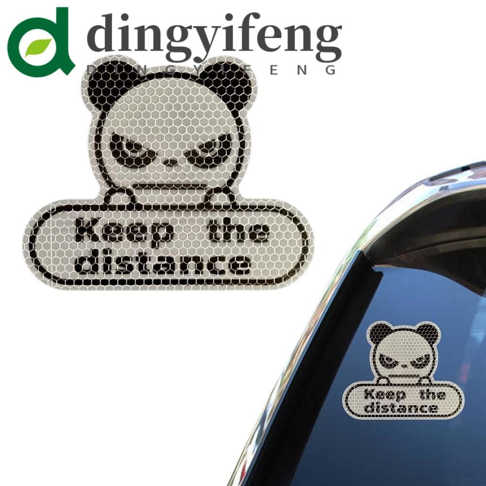 DINGYIFENG Keep Distance Sticker Fluorescent 1pc Scratches Cover ...