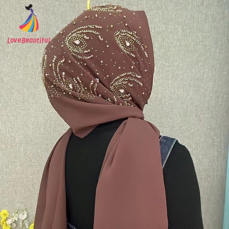 Plain Malaysian Scarf From Turkish Chiffon