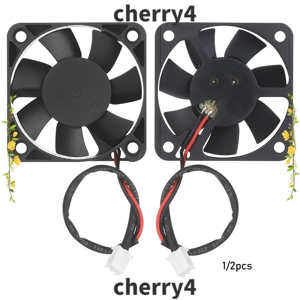 CHERRY 1/2pcs Mini Computer Fans Small with PC 2-pin 5010 12V DC ...