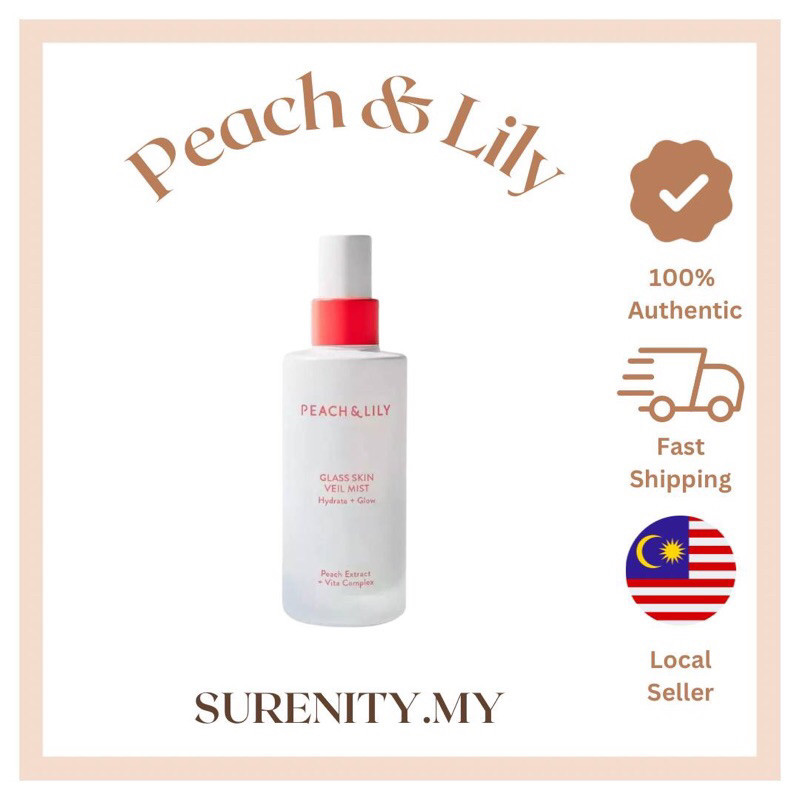 [SURENITY] Peach & Lily Glass Skin Veil Mist Shopee Malaysia