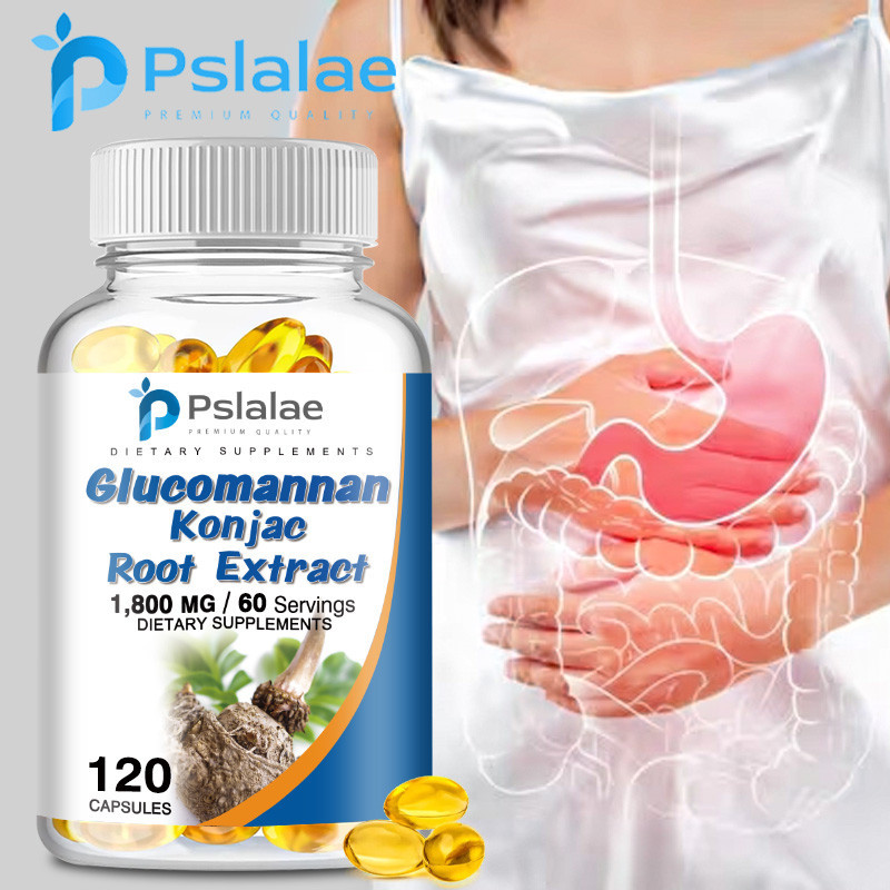 Pslalae (konjac root), gelatin capsule, rice flour, silica supports constipation