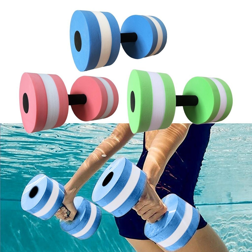 [abozlpf] Aquatic Dumbbell Bar Dumbbells Eva Water Dumbbells Aquatic 