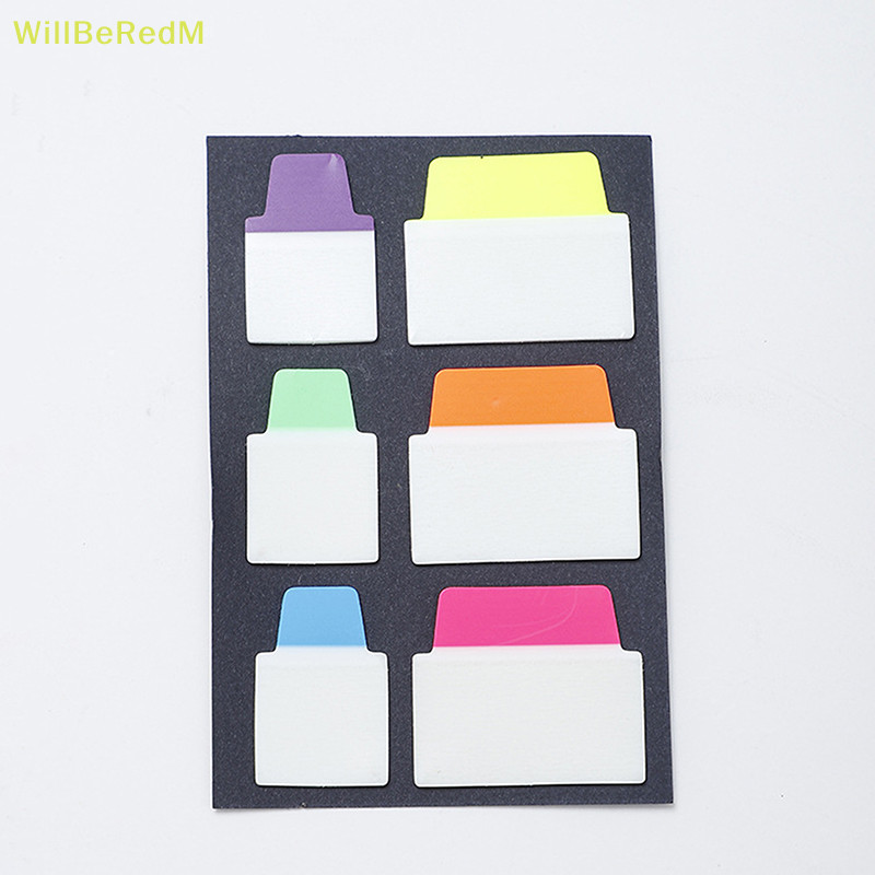 [WillBeRedM] 120 Pages Simple Pure Transparent Index Stickers Color ...
