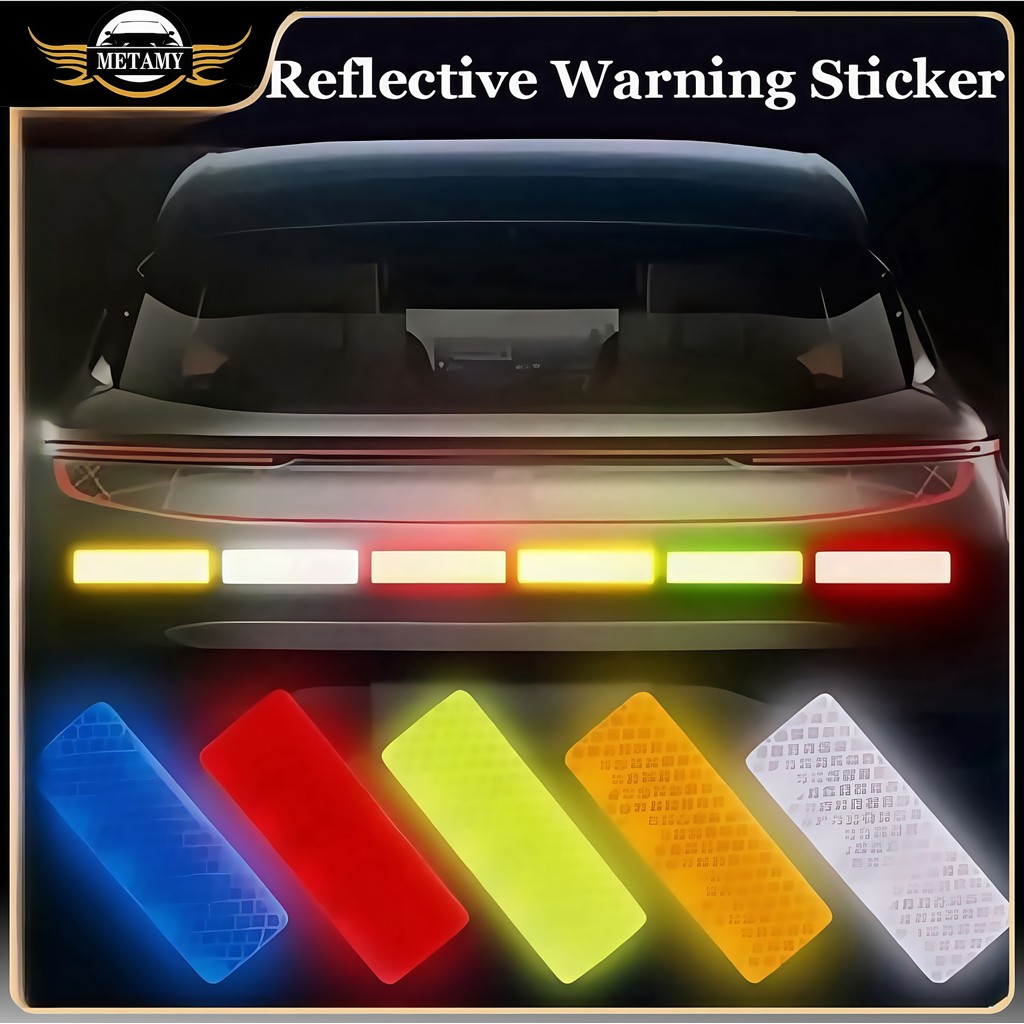 Car Reflective Warning Sticker Car Electric Vehicle Reflective Sticker ...