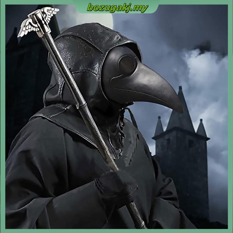 Medieval Plague Doctor Bird Mask Long Nose Beak Cosplay Steampunk ...