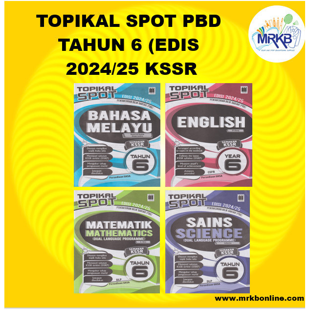 [VISION] TOPIKAL SPOT PBD TAHUN 6 (EDISI 2024/25 KSSR | Shopee Malaysia