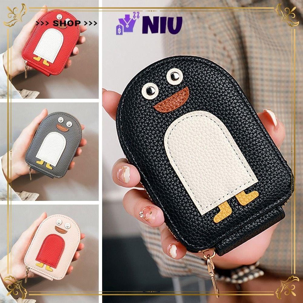 NIU Business Card Holder, Cartoon Penguin Multi-card Credit Card Holder ...