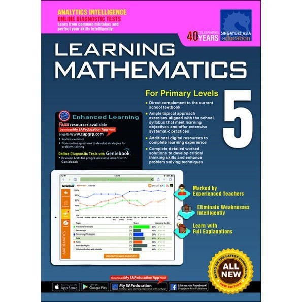 Learning Mathematics for Primary Levels 1-2-3-4-5-6 | Shopee Malaysia