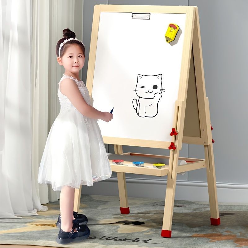 Children Drawing Board Magnetic Bracket Type Small Blackboard Household ...