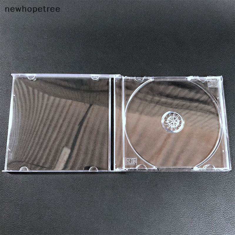 Ntmy Transparent Plastic Single Piece Disc Case CD Case Thickened CD ...