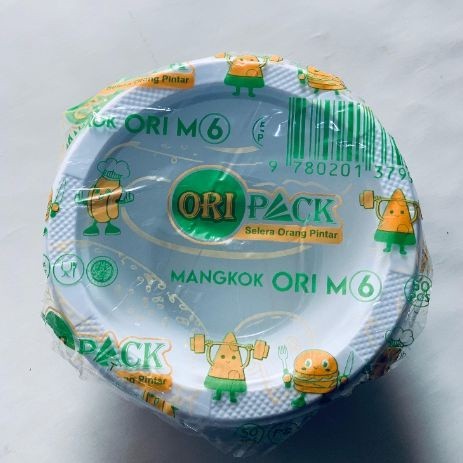 M6 Plastic Bowl Size 6 Oripack Brand contains 50pcs/pack | Shopee Malaysia