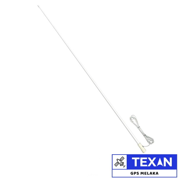 Antenne Marine Profil Bas VHF Bande Amateur 156-163Mhz - Support L Inox - Neuve