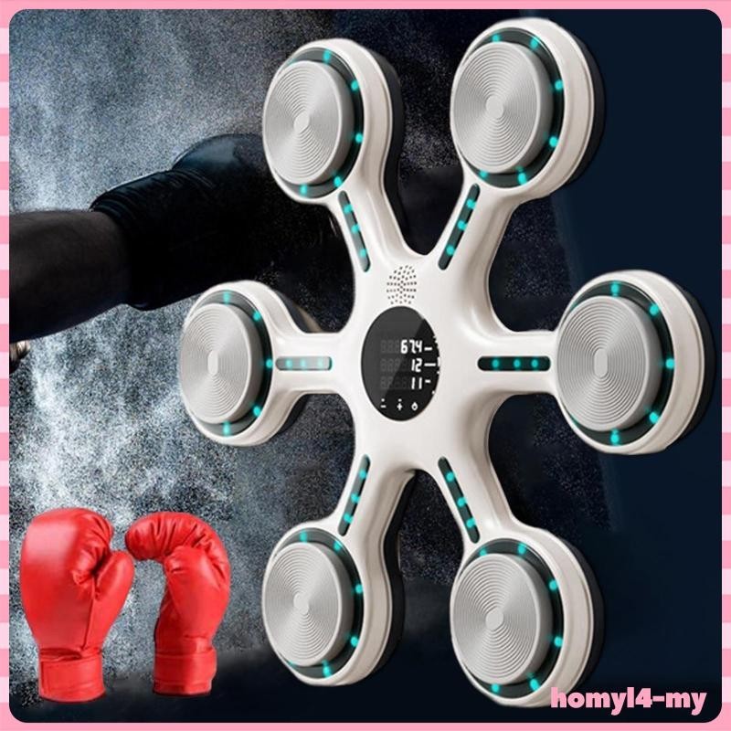 [HomyldfMY] Boxing Machine with Boxing Gloves, Wall Mounted Machine ...