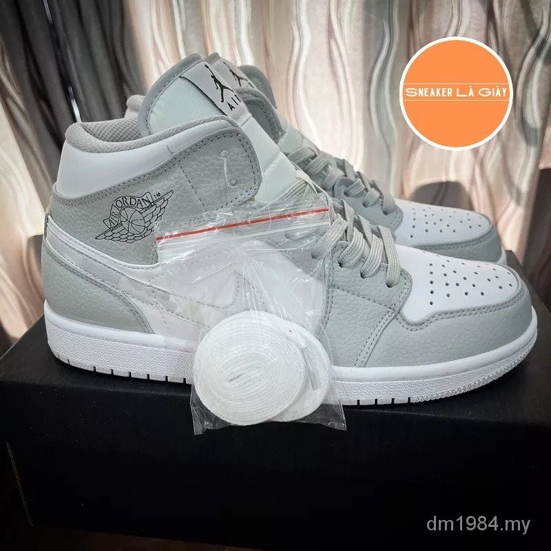 ECPI Air Jordan 1 Mid Camo High Neck Shoes Full Box | Shopee Malaysia