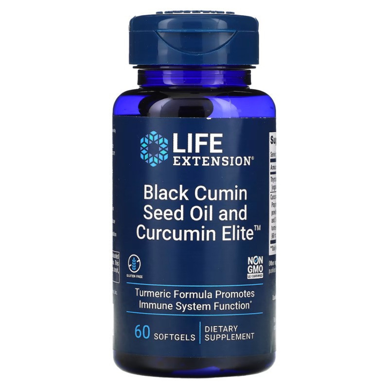 Curcumin Elite Life Extension - Extrait De Curcuma, 60 Gélules, Neuf