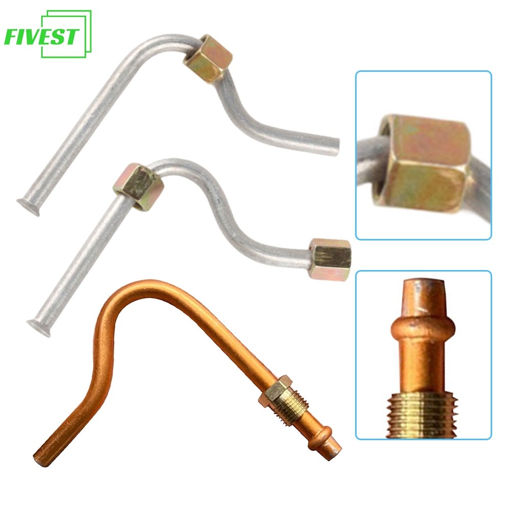 1pc 7 shaped small Aluminum Air Compressor Exhaust Tube Replacement ...