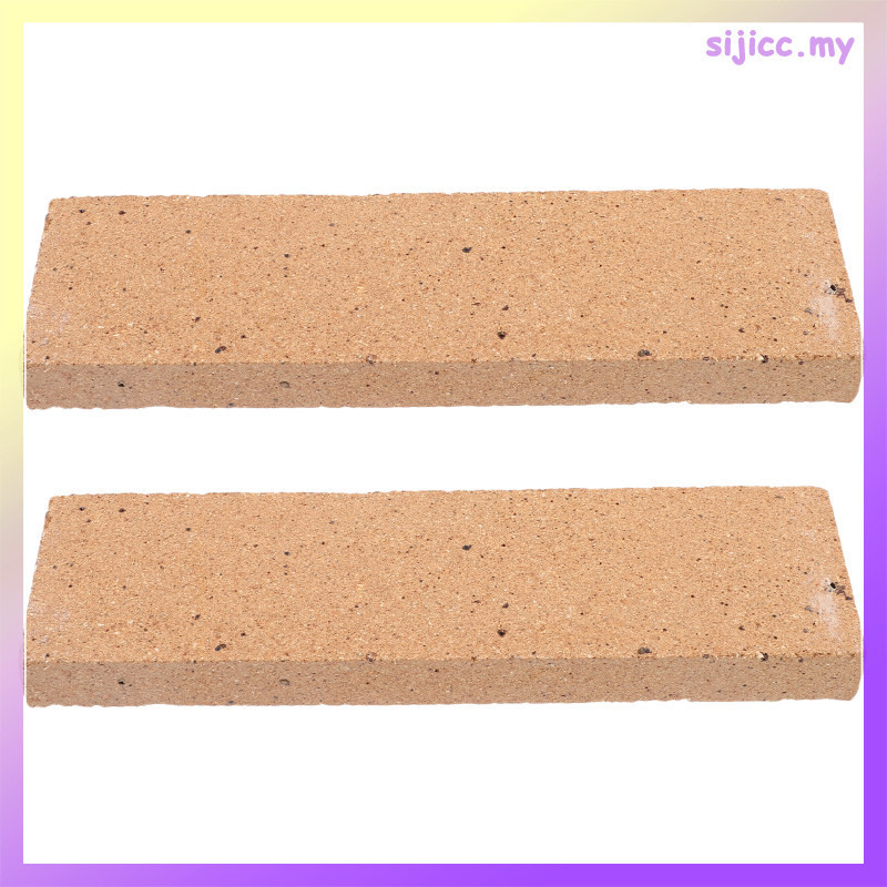 sijicc 2 Pcs Clay Jewelry Fireplace Refractory Bricks Soldering for