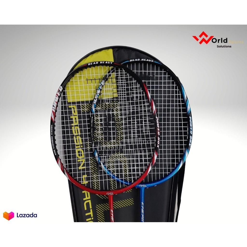 RSL BADMINTON RACKET BUY 1 FREE 1(Free string with strung and cover ...