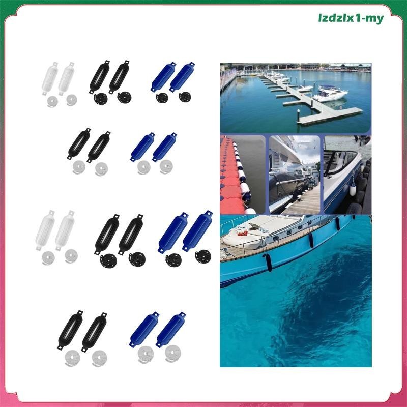[LzdzlxaaMY] 2x Boat Fenders with Ropes Easy Installation Simple