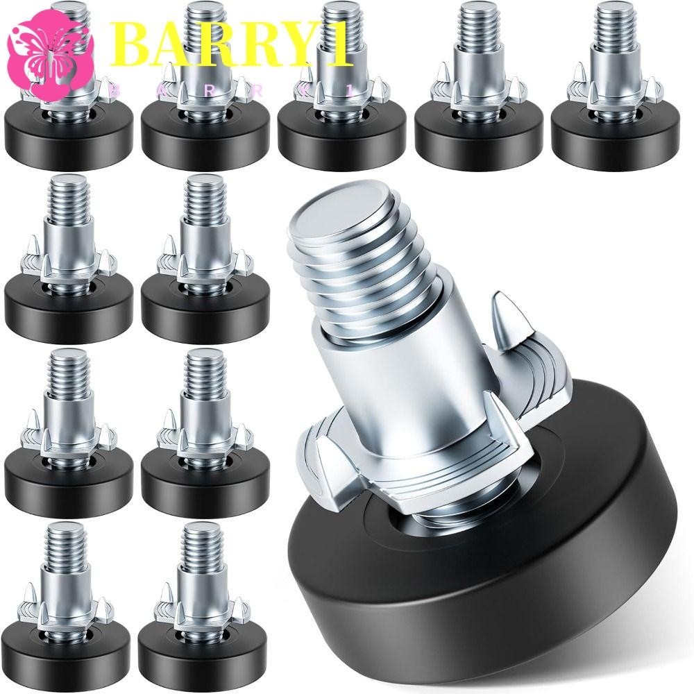 BARRY1 12/24Pcs Screw in Furniture Levelers, Simple Durable Furniture
