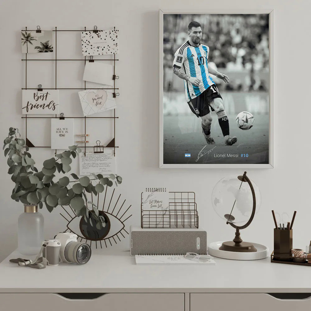 Football Star M-messi Poster Wall Art Decoration Painting Without Frame 