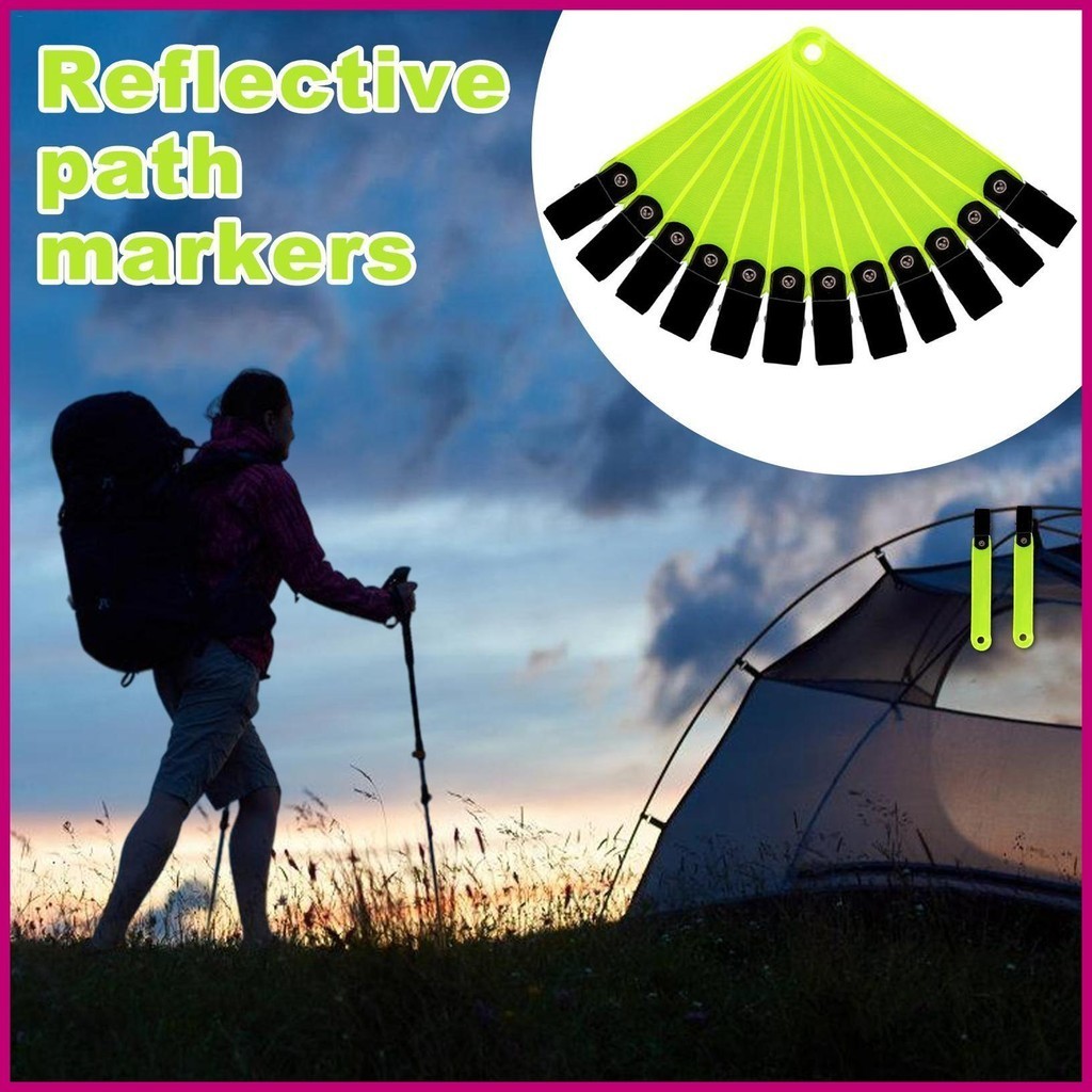 Brown Reflective Tacks (Pack Of 100) Trail Marking Tacks, Glow Tacks