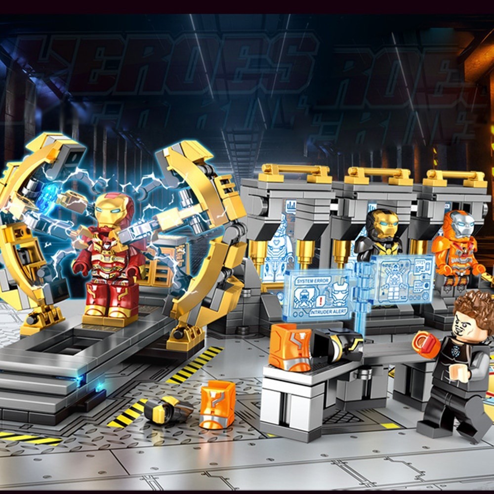 24-hour delivery [in stock] Lego Iron Man Hulk Buster Steel Robot Goku ...