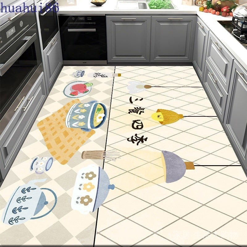 Kitchen, Household Carpet Floor Mats Kitchen Floor Mats AntiSlip OilProof Wipeable Disposable