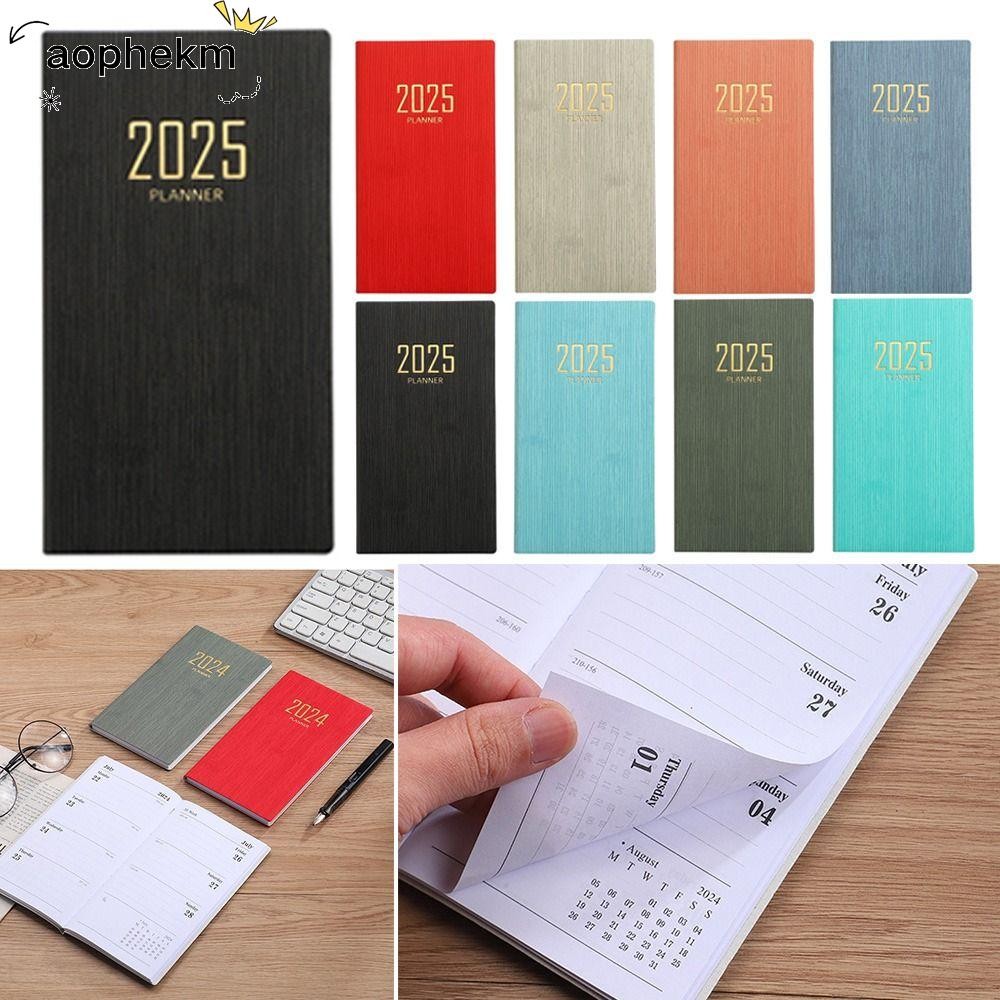 Mini Calendrier Mural 2026 Format A6 - Agenda Portable à Suspendre, Design Vert Foncé, Papier épais - Idéal Maison Et Bureau