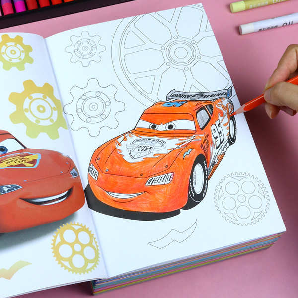 colouring book for kid coloring book buku mewarna Lightning McQueen ...