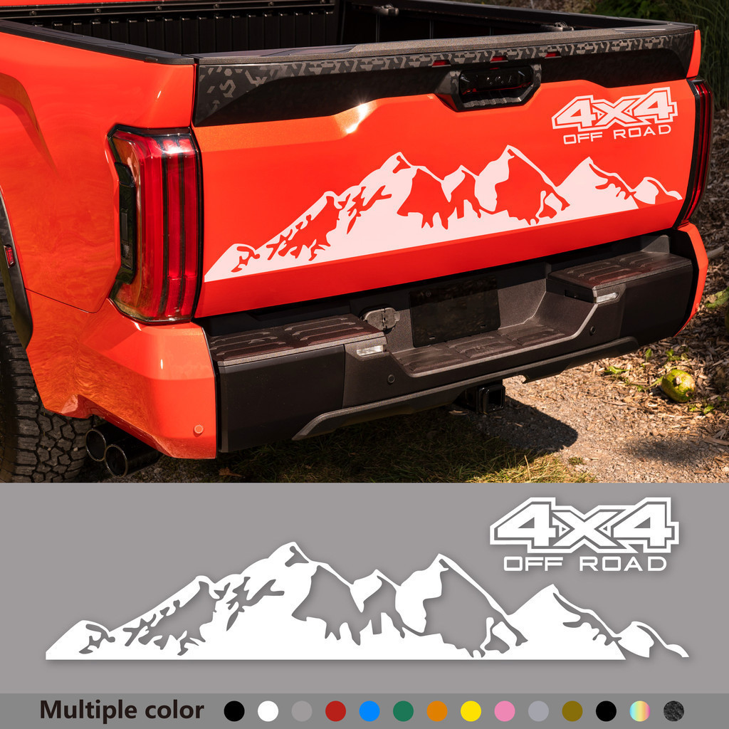 Pickup Trunk Tailgate Car Sticker 4X4 Off Road Graphic Vinyl Decal ...