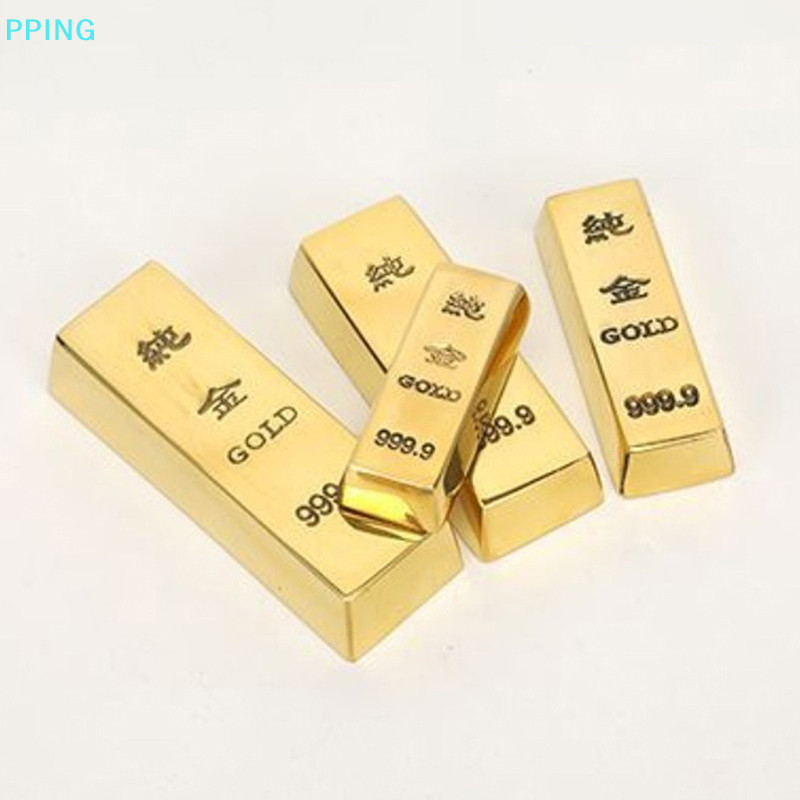 [LOV] Pure copper imitation gold bar fake gold bar ingot brass solid ...
