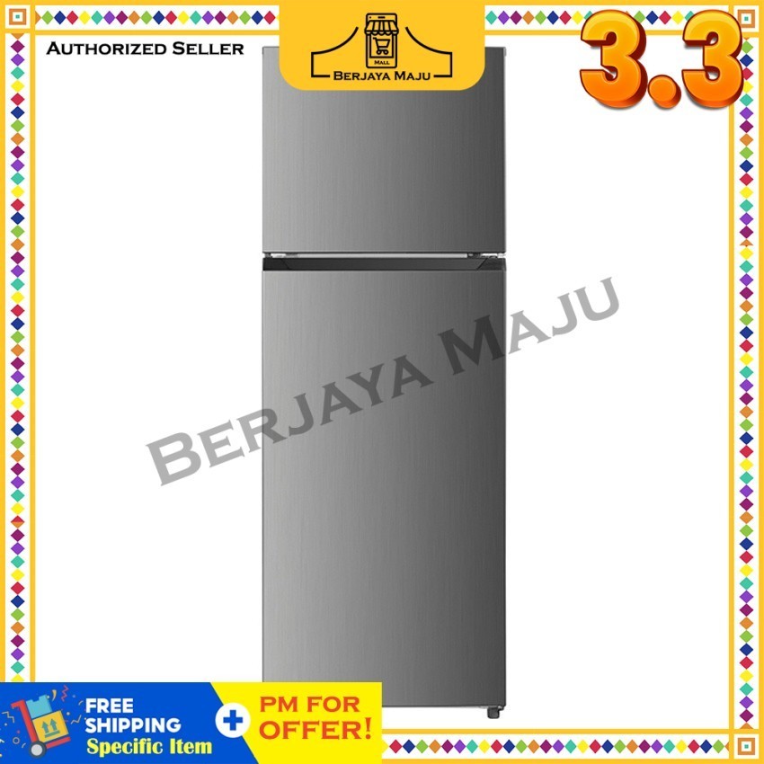 Winia Daewoo 400L 2 Door Refrigerator FGT400NF (Inox) Shopee Malaysia