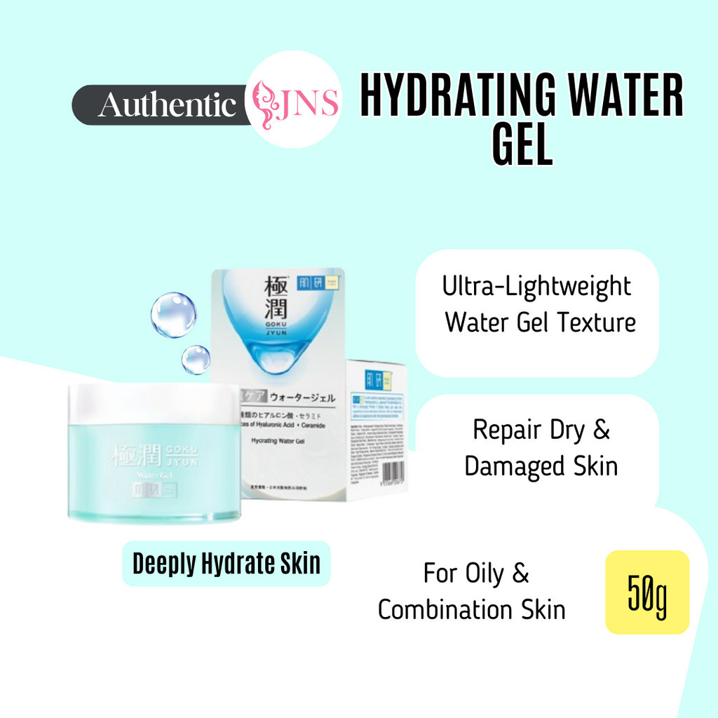 Hada Labo Hydrating Water Gel /Absorbs Instantly/ Moisturiser ...