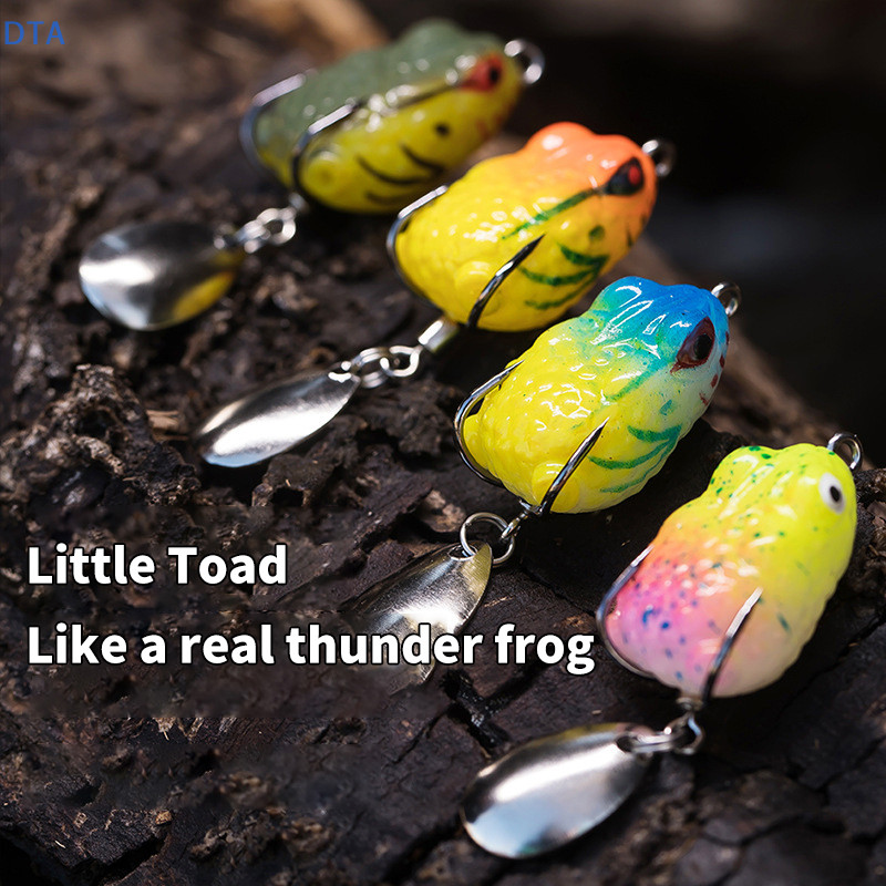 DTA 2.5cm 3g Road Runner Bait Thunder Frog Bionic Fake Bait Toad Frog ...