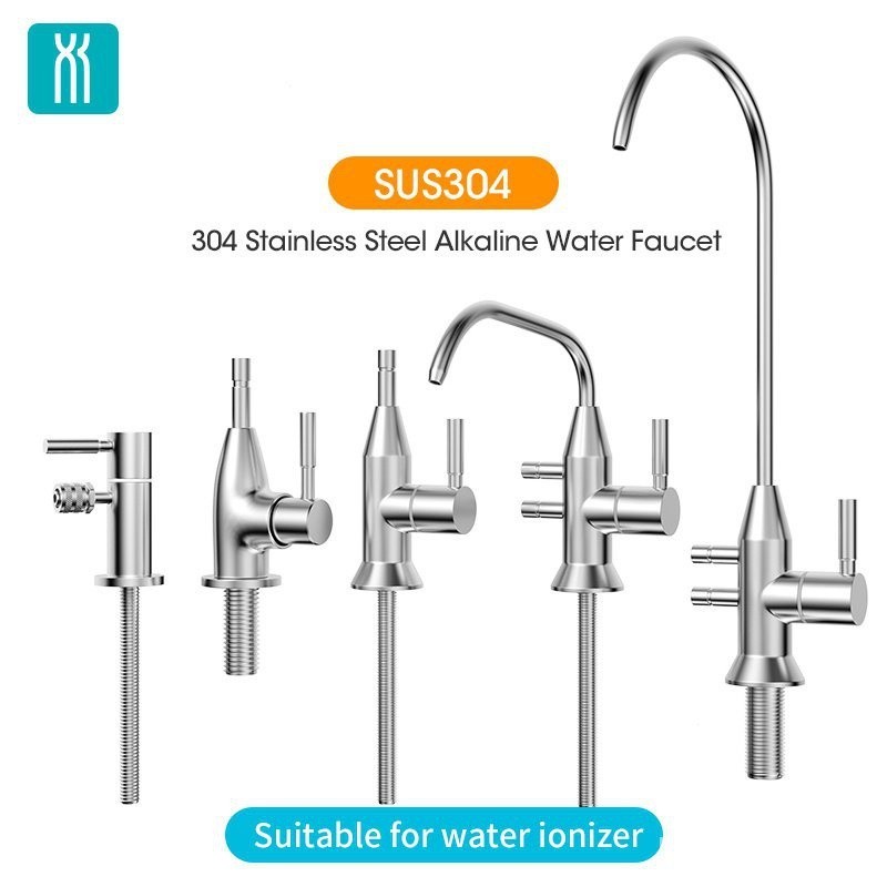 100% Original 304 Stainless Steel Alkaline Water Faucet Tap for Water ...