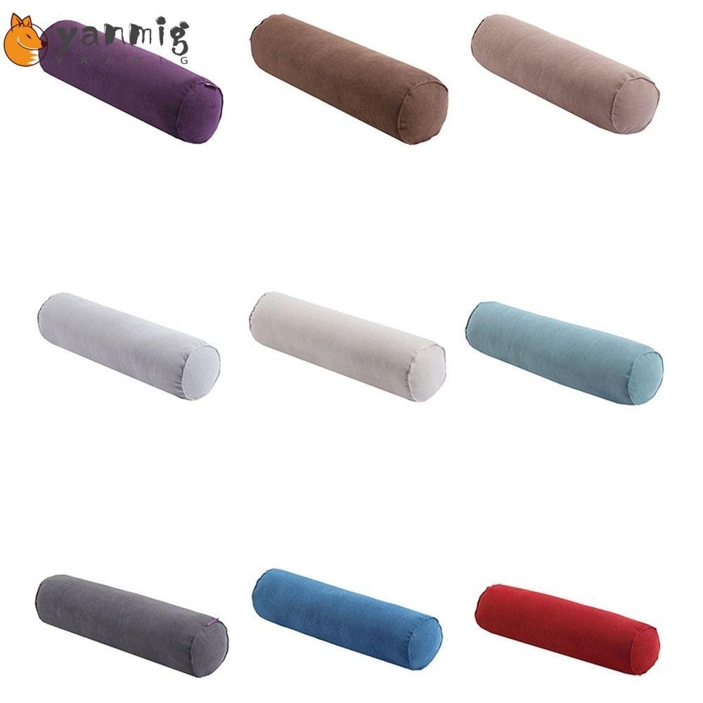 YANMIG Memory Foam Roll Pillow, Cylindrical Polyester Fiber Neck Pillow
