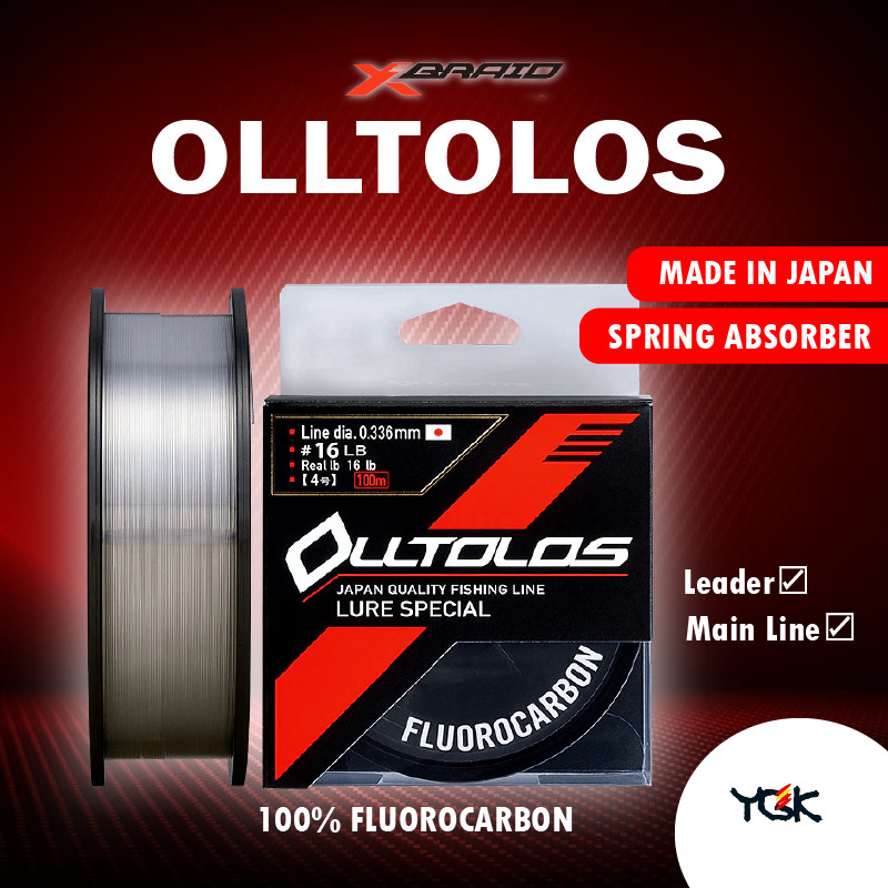 OLLTOLOS FC YGK UltraLight UL fluorocarbon Leader Mainline double