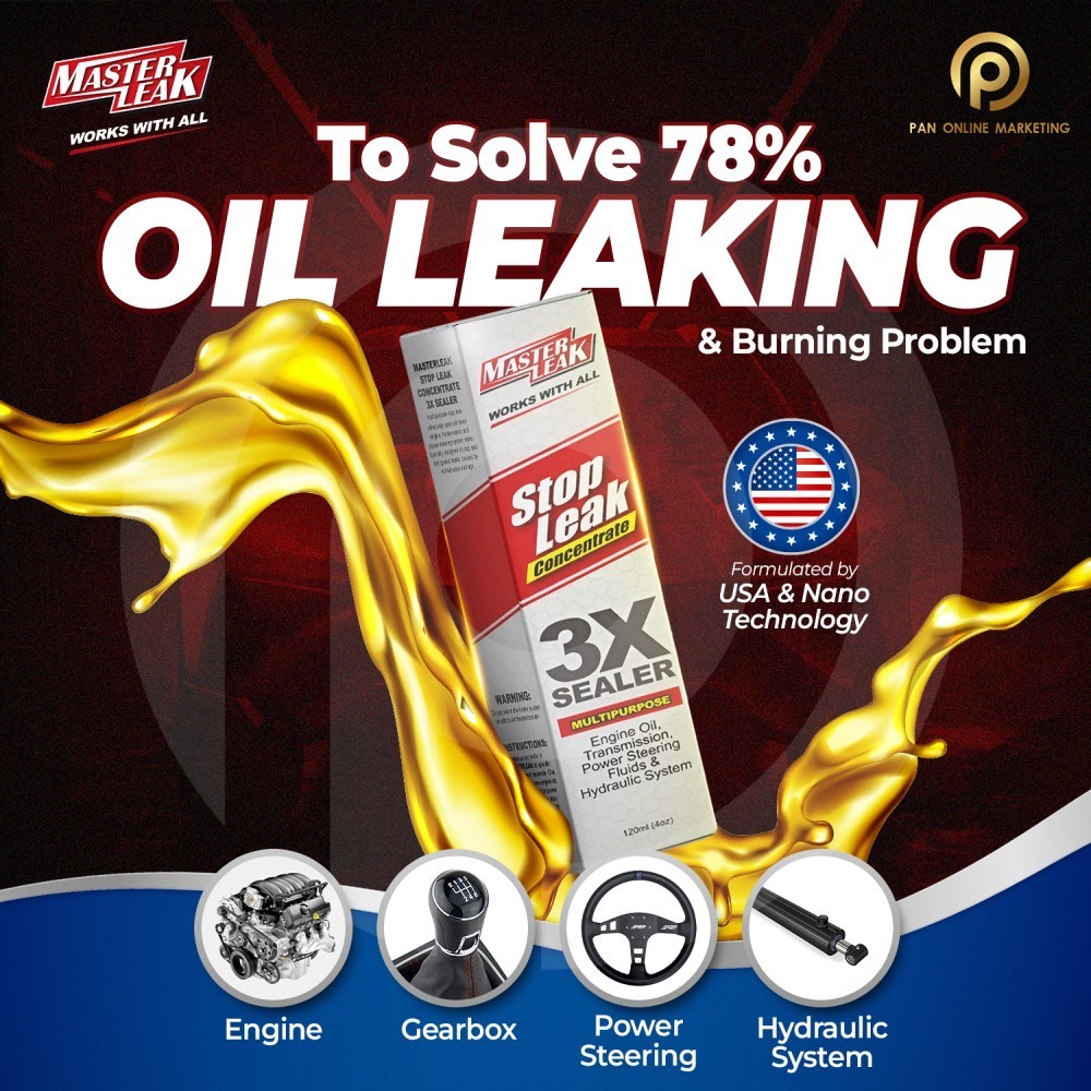 Master Leak Stop Leak Protect Engine Oil Anti Leaking 120ml Lubricant
