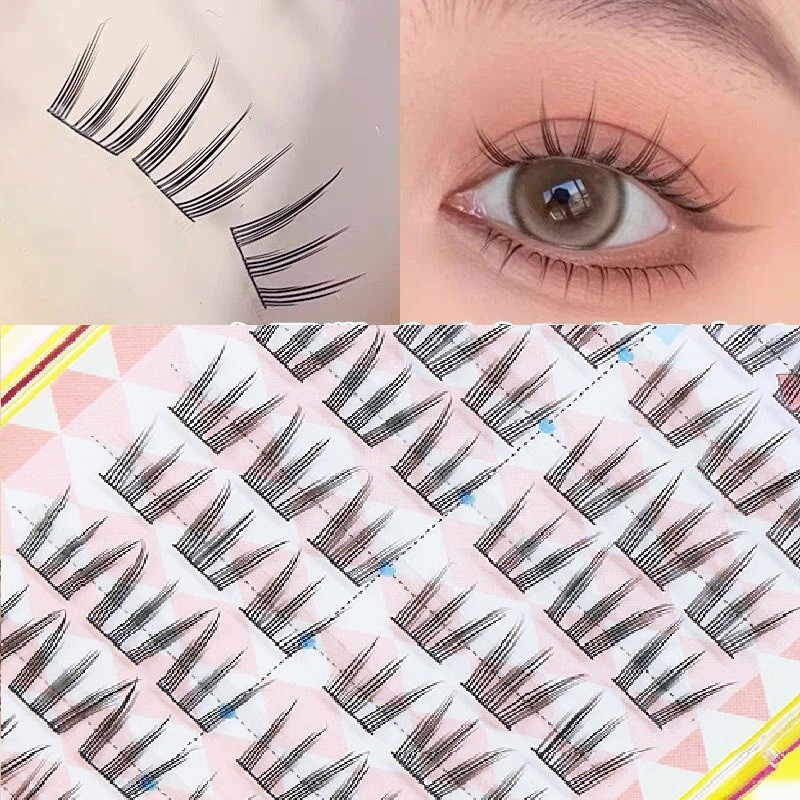 Women's Team Style Natural Thick Fake Eyelashes Sunflower Lazy Fake ...