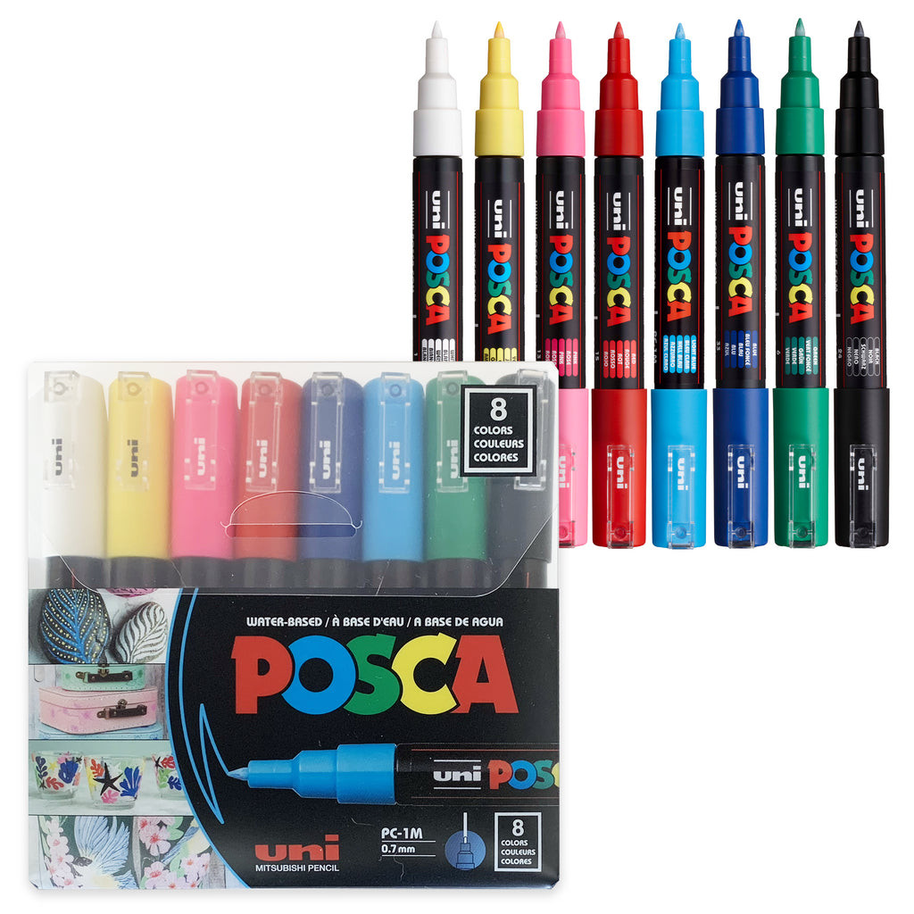 POSCA Marker // 8 Basic Color Set | Shopee Malaysia