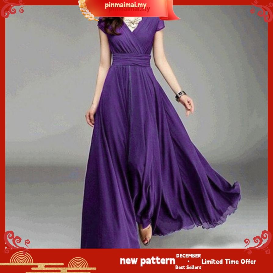 Maroon Foil Print Embellished Flared Long Party Wear Cocktail Gown