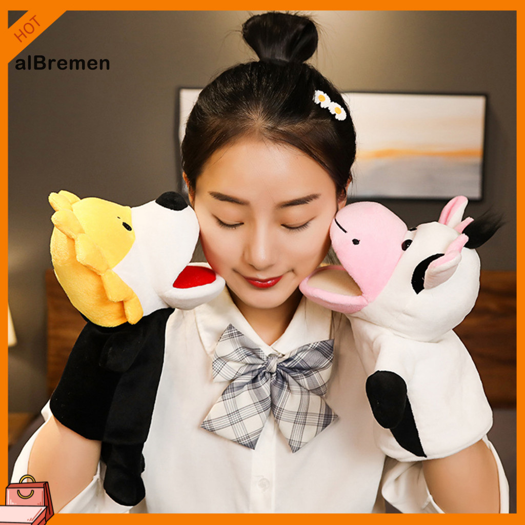 (New) Hand Puppet Doll Roleplay Toy Plush Hand Puppet Toy for Kids