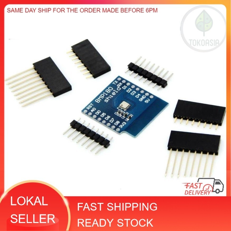(Local Stock) WeMos ESP8266 D1 Mini BMP180 Temperature/Baromemetric ...