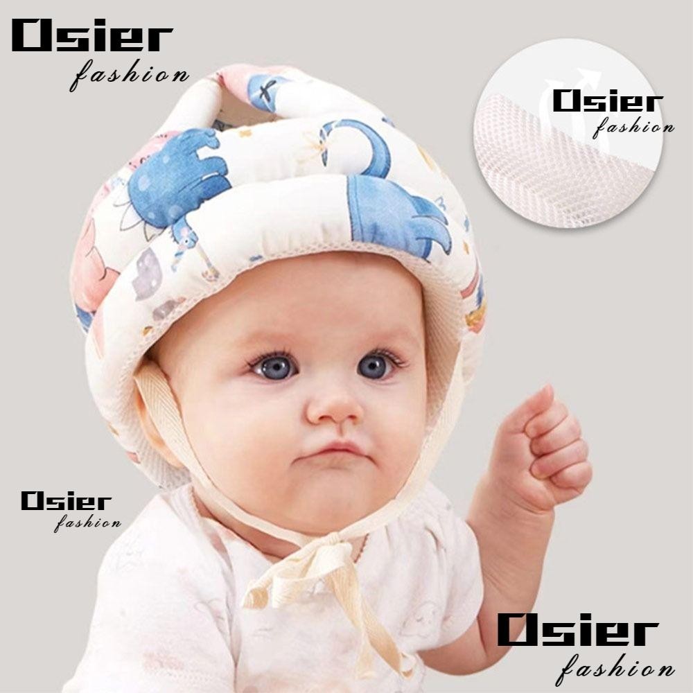 OSIER 536M Baby Safety Helmet, Adjustable Head Security Head Protection Hat, Comfortable Learn