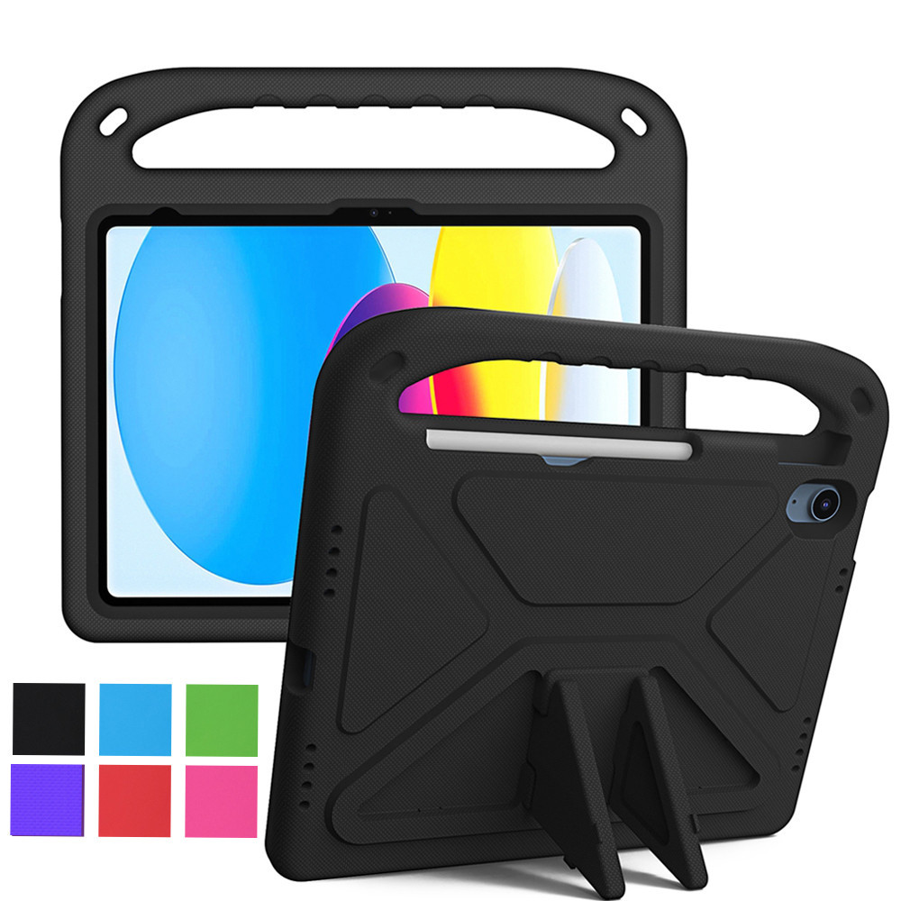 Kids Safe Handle Stand EVA Foam Shockproof Tablet Case for iPad 10.2