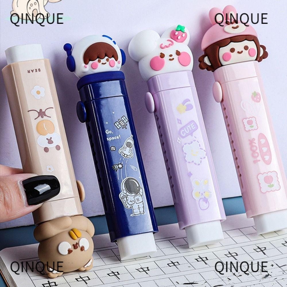 QQIN Animal Erasers, Push-pull Design Telescopic Rubber Erasers, High ...