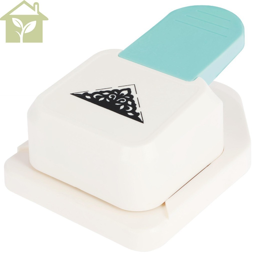 Corner Paper Punch Triangle Shape Corner Puncher Flower Pattern Corner ...