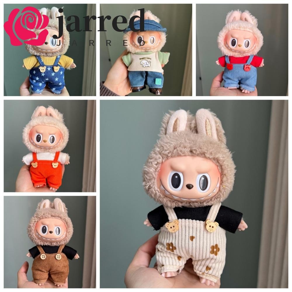JARRED 1 set Labubu Doll Clothes Set, Strap Pants T-shirt Labubu Time ...