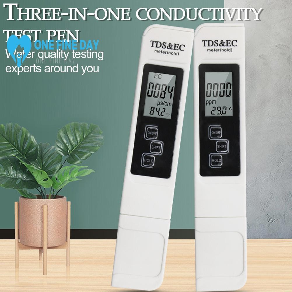 3 In 1 Multifunctional Detection Pen Tds Value Conductivity And ...